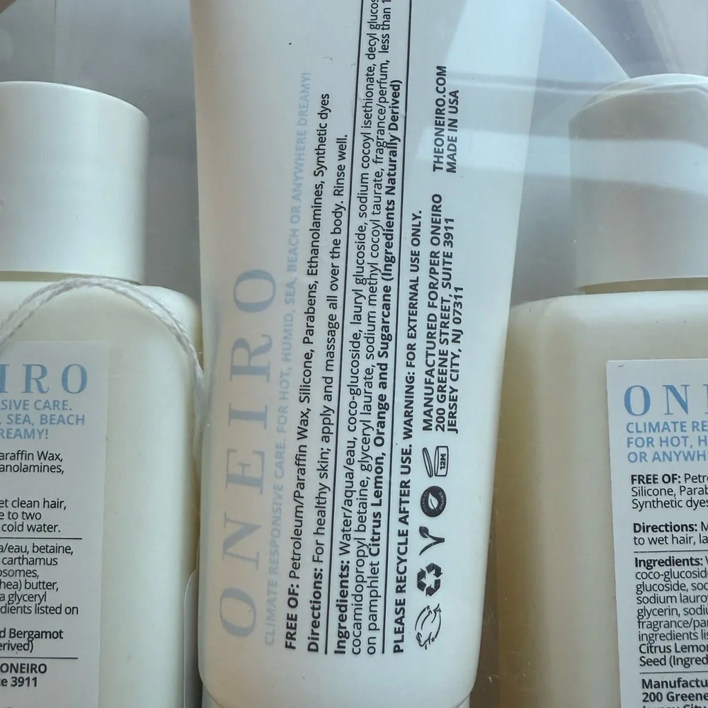 ONEIRO “Sunchasers” Travel-Size‎ Hydrate & Moisturize Set 🌞🧴